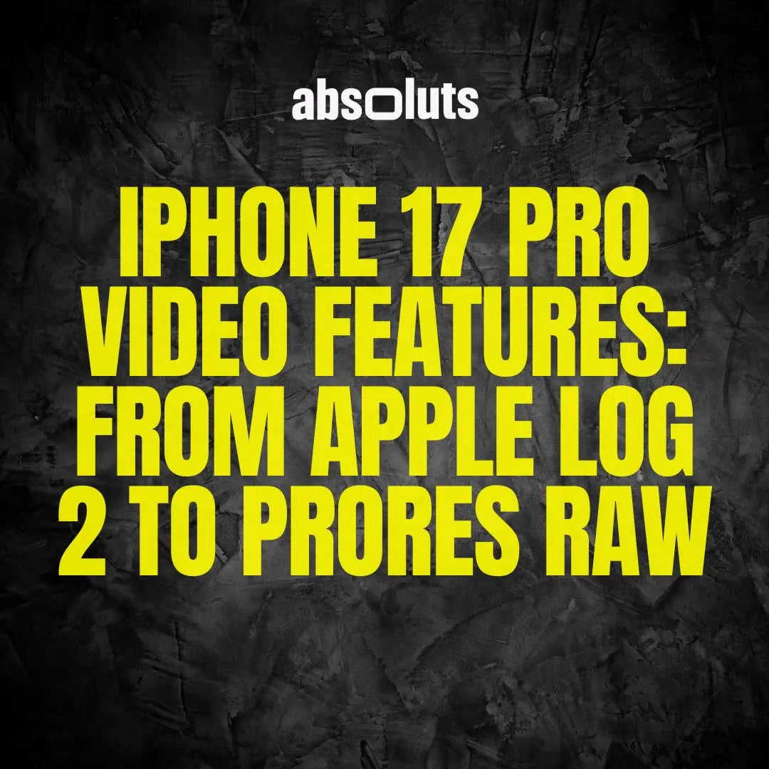 iPhone 17 Pro Video Features: From Apple Log 2 to ProRes RAW