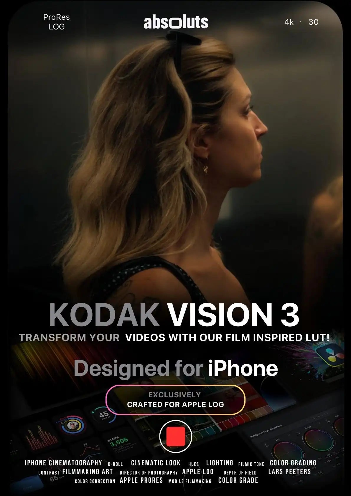 Kodak Vision 3 Lut for iPhone