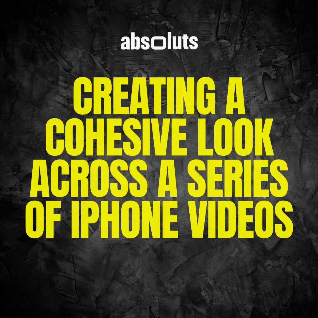 Creating a Cohesive Look Across a Series of iPhone Videos