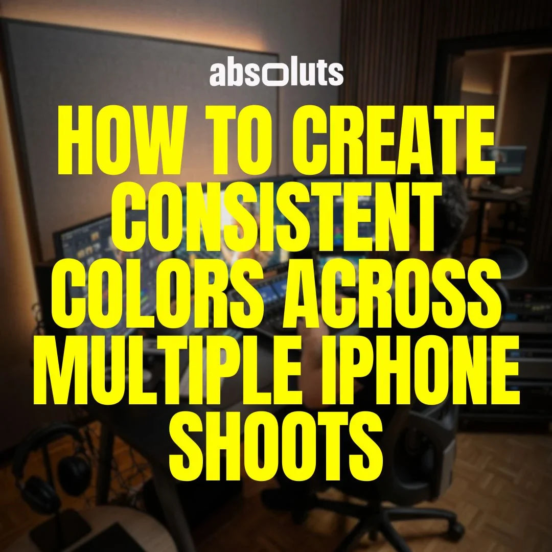 How to Create Consistent Colors Across Multiple iPhone Shoots