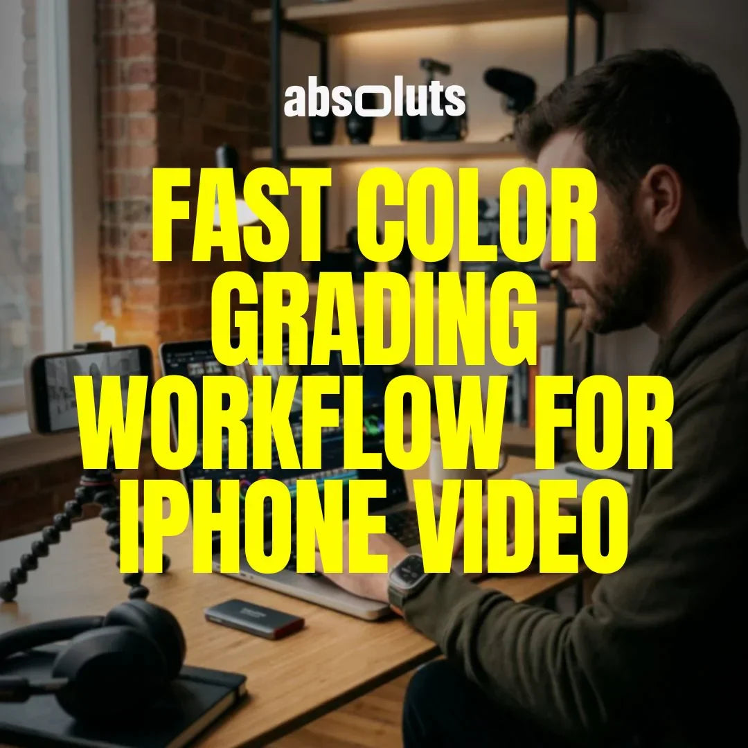 Fast Color Grading Workflow for iPhone Video