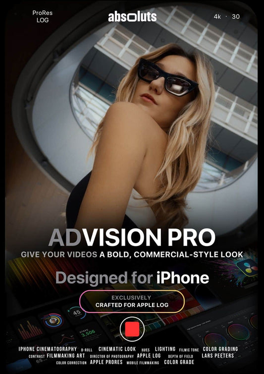 AdVision Pro LUT for iPhone