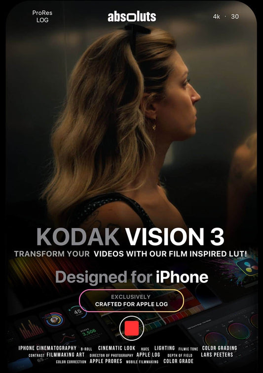 Kodak Vision 3 Lut for iPhone