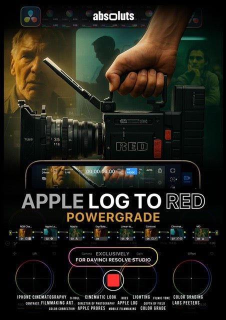 Apple Log to RED PowerGrade