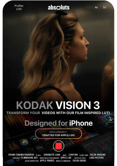 Kodak Vision 3 Lut for iPhone